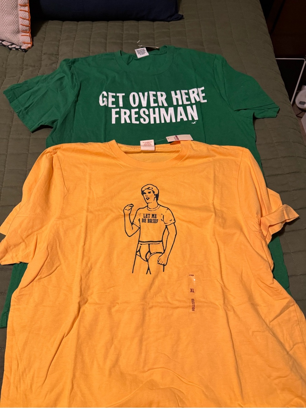 Lot of 2 NTW Hollister Tee Shirts